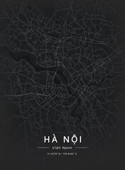 Maps of Hanoi, Vietnam