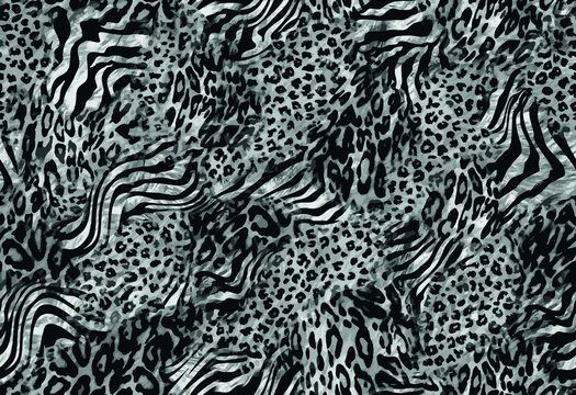 abstract seamless leopard print texture design