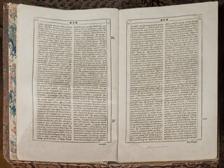 Obraz premium The Bible (Old Testament), the end of the 18th century