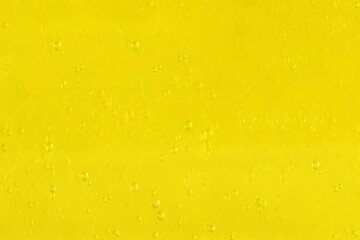 Abstract yellow background with air bubbles