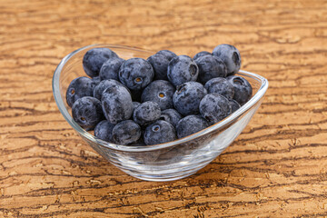 Sweet fresh juicy blueberries heap