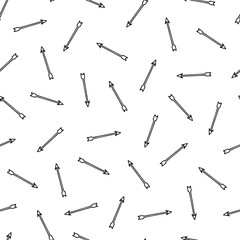Vector arrows background - drawing design. Seamless stylish pattern