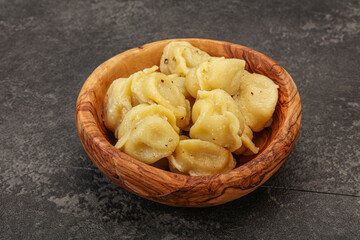 Dumplings with meat and spices