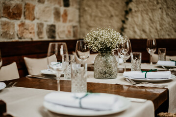 wedding decoration for tables thankyou notes