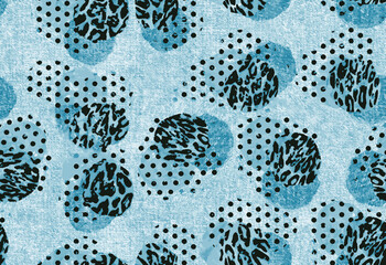 abstract seamless leopard print texture design
