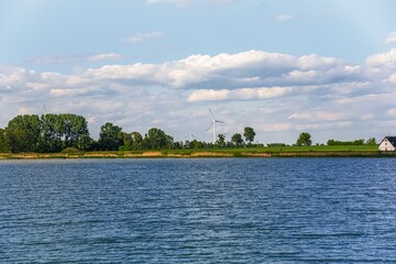 landscape of the picturesque area of   Holland ,