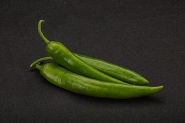 Ripe tasty spicy green pepper
