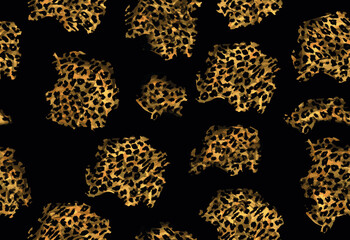 abstract seamless leopard print texture design