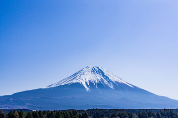 朝霧高原からの富士山