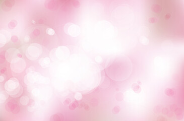 Vector pink, bokeh, lights background.  Abstract pink background.