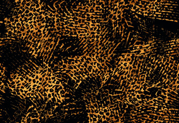 abstract seamless leopard print texture design