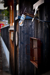 old door with lock