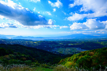 landscape with clouds