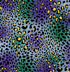 Seamless leopard design pattern, animal print.