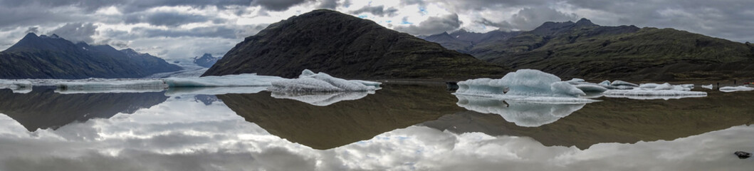 Heinabergslón Glacier Lagoon, Iceland, Europe