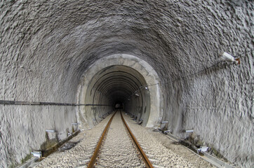 Tunel kolejowy - Łupków 