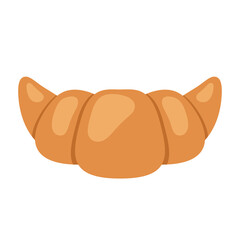 Croissant logo vector. Bakery logo design.