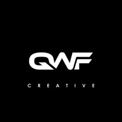 QWF Letter Initial Logo Design Template Vector Illustration