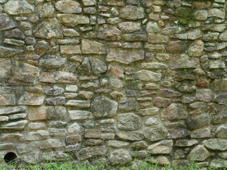 stone wall background Dangar Island
