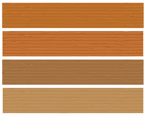 Texture wood set - stock vector