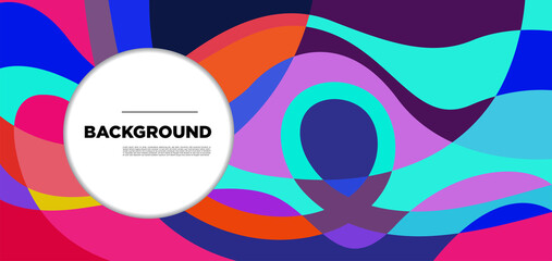 Obraz premium Vector colorful liquid abstract background pattern