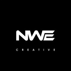 NWE Letter Initial Logo Design Template Vector Illustration