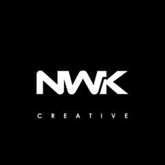 NWK Letter Initial Logo Design Template Vector Illustration