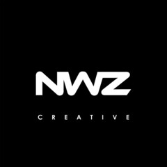 NWZ Letter Initial Logo Design Template Vector Illustration