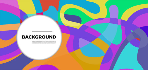 Fototapeta premium Vector colorful liquid abstract background pattern