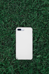 White phone case mockup