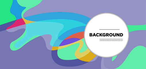Vector colorful liquid abstract background pattern