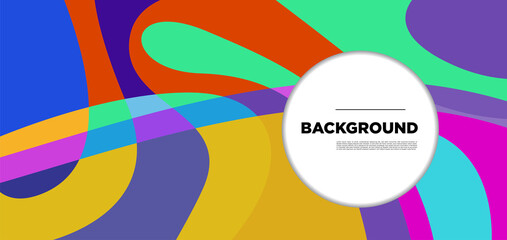 Fototapeta premium Vector colorful liquid abstract background pattern