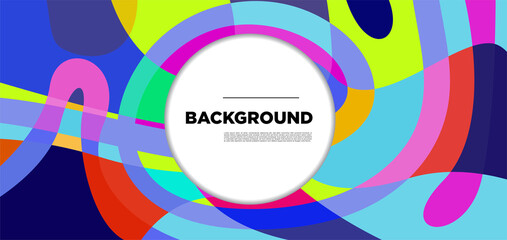 Fototapeta premium Vector colorful liquid abstract background pattern