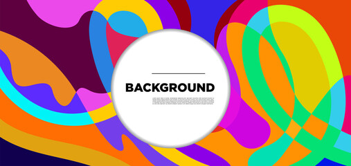 Vector colorful liquid abstract background pattern