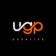 UGP Letter Initial Logo Design Template Vector Illustration