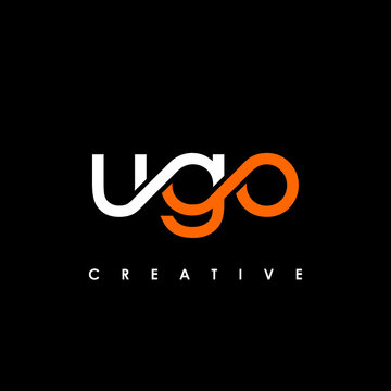 UGO Letter Initial Logo Design Template Vector Illustration