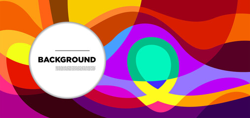 Fototapeta premium Vector colorful liquid abstract background pattern
