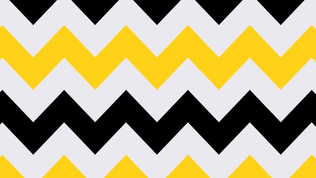 Moving columns zigzags. Zigzag horizontal lines.