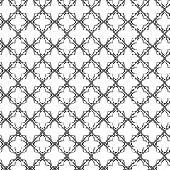 Naklejka premium シンプルな和風パターン 白黒