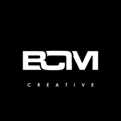 BCM Letter Initial Logo Design Template Vector Illustration