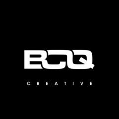 BCQ Letter Initial Logo Design Template Vector Illustration