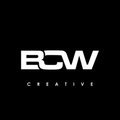 BCW Letter Initial Logo Design Template Vector Illustration