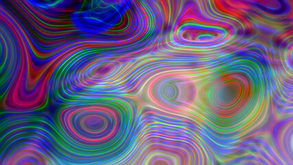 Abstract textured multicolored with bubbles.
