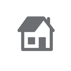 Obraz premium House vector icon. Home pictogram.
