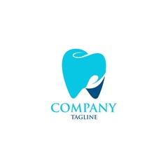 leaf dental logo design