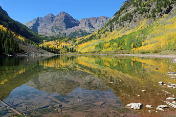 The reflection - Maroon Bells, Colorado