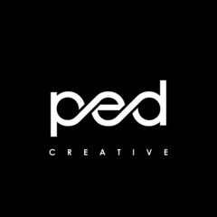 PED Letter Initial Logo Design Template Vector Illustration