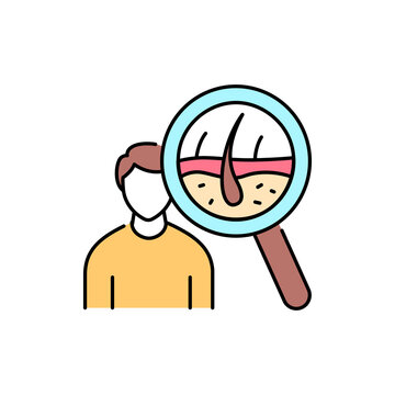 hair analysis person magnifying glass clip art preview