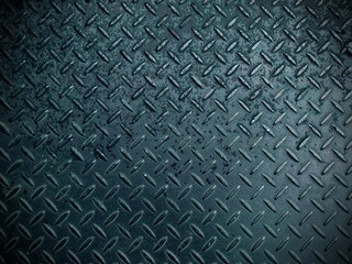 Black checkered plate background and texture.