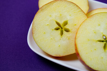 slice of apple